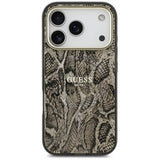Guess iPhone 17 Pro/iPhone 18 Pro Deksel Python Brun