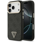 Guess iPhone 17 Pro/iPhone 18 Pro Deksel 4G Triangle MagSafe Svart