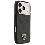 Guess iPhone 17 Pro/iPhone 18 Pro Deksel 4G Triangle MagSafe Svart