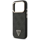 Guess iPhone 17 Pro/iPhone 18 Pro Deksel 4G Triangle MagSafe Svart