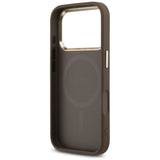 Guess iPhone 17 Pro/iPhone 18 Pro Deksel 4G Triangle MagSafe Brun