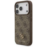 Guess iPhone 17 Pro/iPhone 18 Pro Deksel 4G Small Classic Logo Brun