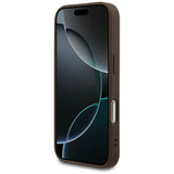 Guess iPhone 17 Pro/iPhone 18 Pro Deksel 4G Small Classic Logo Brun