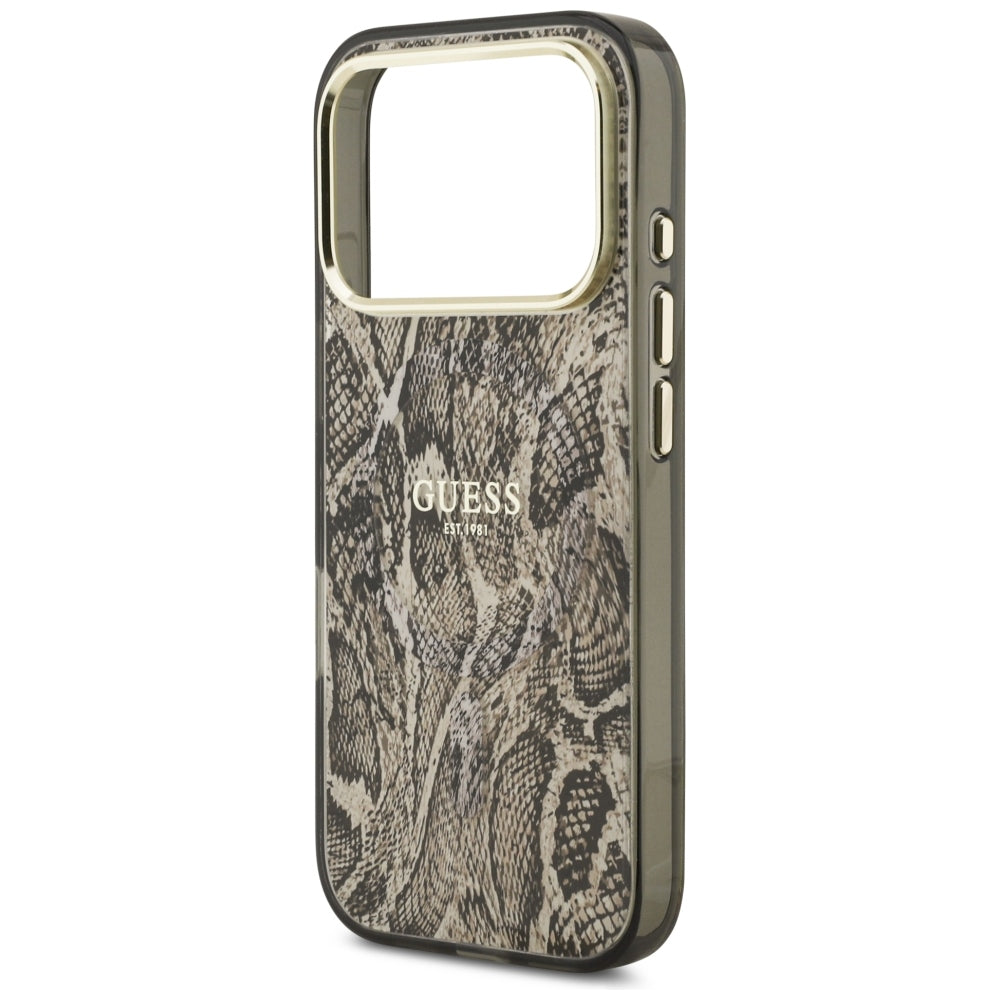 Guess iPhone 17 Pro Max/iPhone 18 Pro Max Deksel Python Brun