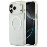Guess iPhone 17 Pro Max/iPhone 18 Pro Max Deksel Metal Outline Gull