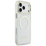 Guess iPhone 17 Pro Max/iPhone 18 Pro Max Deksel Metal Outline Gull