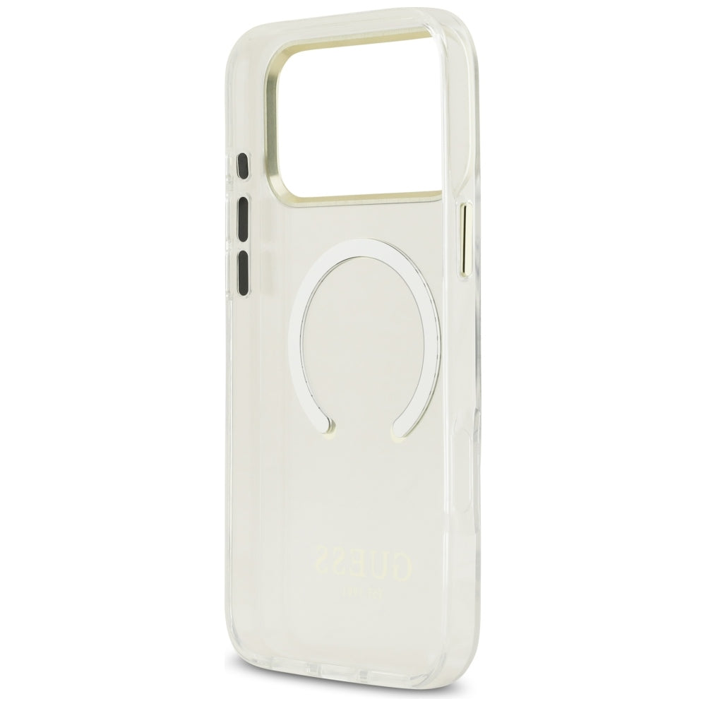 Guess iPhone 17 Pro Max/iPhone 18 Pro Max Deksel Metal Outline Gull