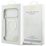 Guess iPhone 17 Pro Max/iPhone 18 Pro Max Deksel Metal Outline Gull