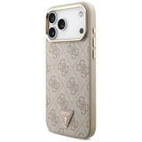 Guess iPhone 17 Pro Max/iPhone 18 Pro Max Deksel 4G Triangle MagSafe Rosa