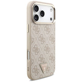 Guess iPhone 17 Pro Max/iPhone 18 Pro Max Deksel 4G Triangle MagSafe Rosa