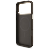 Guess iPhone 17 Pro Max/iPhone 18 Pro Max Deksel 4G Triangle MagSafe Brun