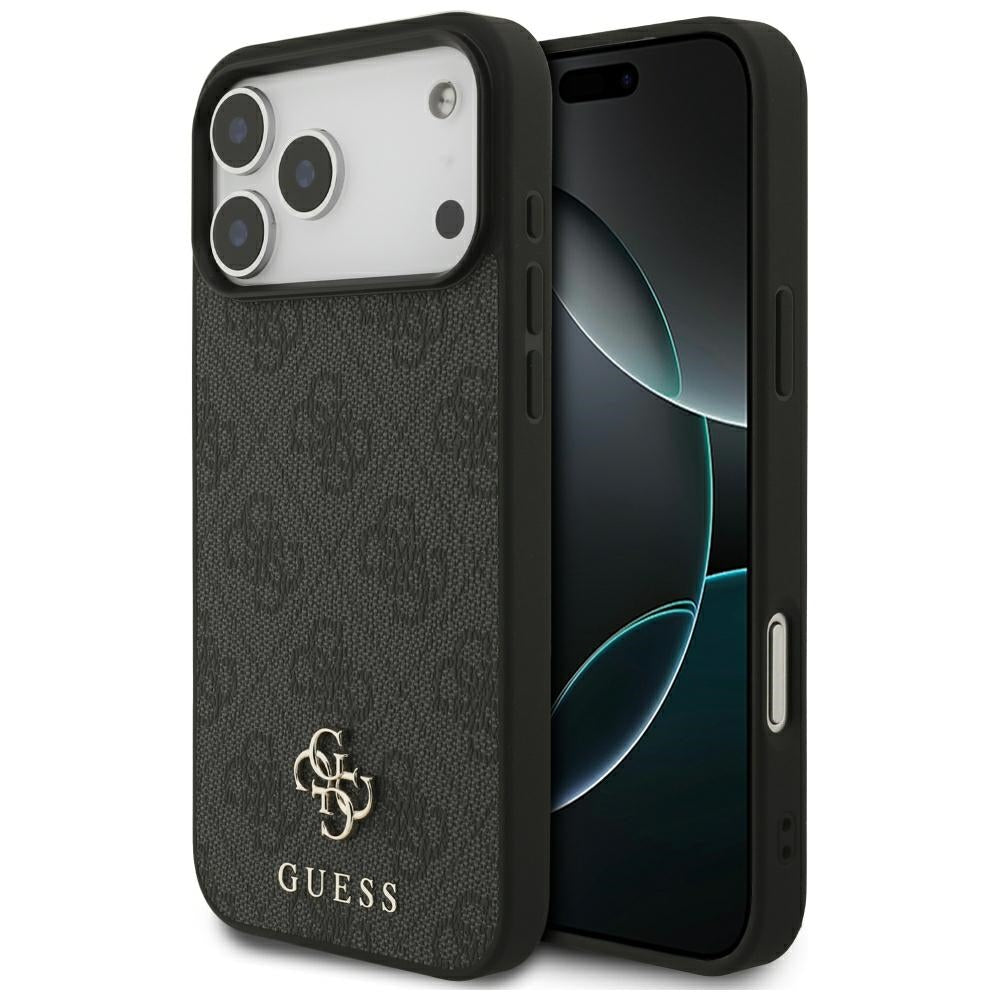 Guess iPhone 17 Pro Max/iPhone 18 Pro Max Deksel 4G Small Classic Logo Svart