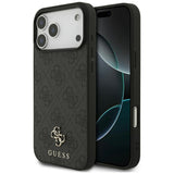 Guess iPhone 17 Pro Max/iPhone 18 Pro Max Deksel 4G Small Classic Logo Svart