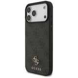 Guess iPhone 17 Pro Max/iPhone 18 Pro Max Deksel 4G Small Classic Logo Svart