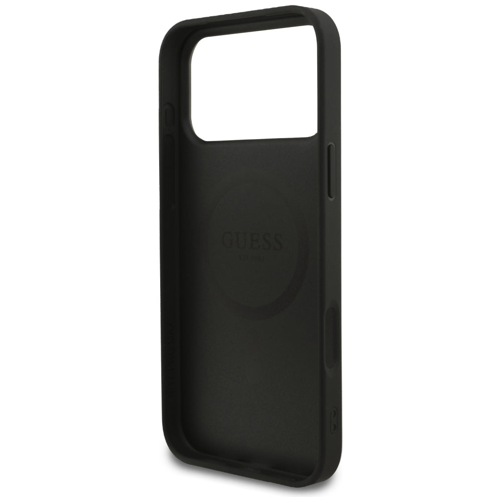 Guess iPhone 17 Pro Max/iPhone 18 Pro Max Deksel 4G Small Classic Logo Svart