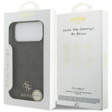 Guess iPhone 17 Pro Max/iPhone 18 Pro Max Deksel 4G Small Classic Logo Svart