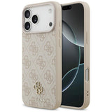 Guess iPhone 17 Pro Max/iPhone 18 Pro Max Deksel 4G Classic Logo Small Rosa