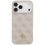 Guess iPhone 17 Pro Max/iPhone 18 Pro Max Deksel 4G Classic Logo Small Rosa