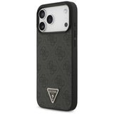 Guess iPhone 17 Pro Max/iPhone 18 Pro Max Deksel 4G Triangle Strass Svart