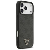 Guess iPhone 17 Pro Max/iPhone 18 Pro Max Deksel 4G Triangle Strass Svart