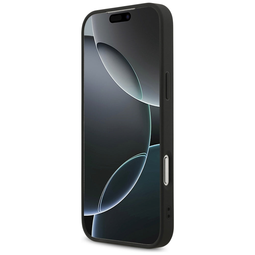 Guess iPhone 17 Pro Max/iPhone 18 Pro Max Deksel 4G Triangle Strass Svart