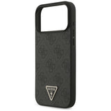 Guess iPhone 17 Pro Max/iPhone 18 Pro Max Deksel 4G Triangle Strass Svart