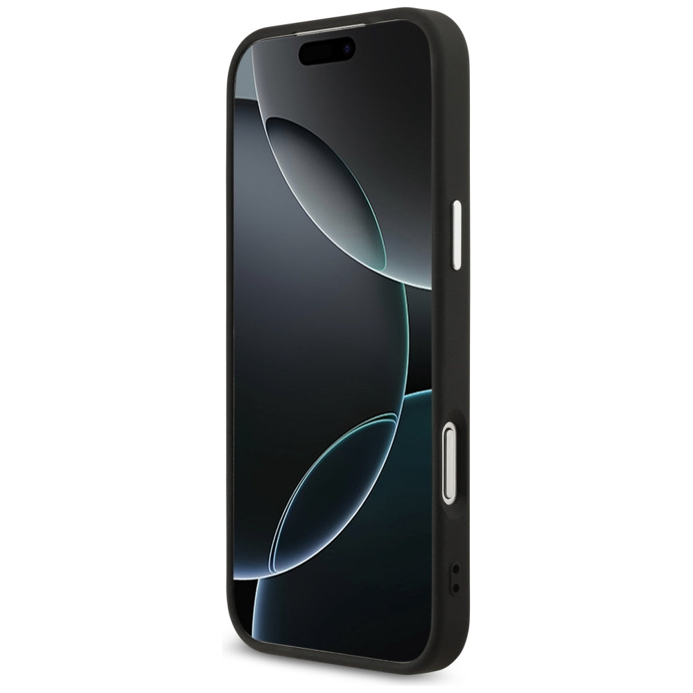 Guess iPhone 17 Pro Max/iPhone 18 Pro Max Deksel 4G Triangle MagSafe Svart