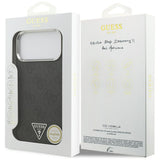 Guess iPhone 17 Pro Max/iPhone 18 Pro Max Deksel 4G Triangle MagSafe Svart