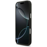 Guess iPhone 17 Pro Max/iPhone 18 Pro Max Deksel Glitter Triangle Logo Svart