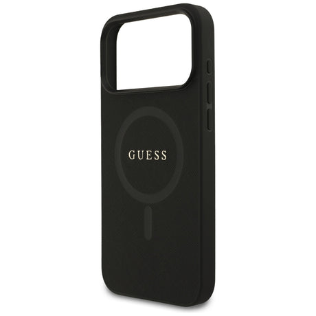 Guess iPhone 17 Pro Max/iPhone 18 Pro Max Deksel Saffiano Classic Logo Svart