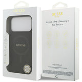 Guess iPhone 17 Pro Max/iPhone 18 Pro Max Deksel Saffiano Classic Logo Svart