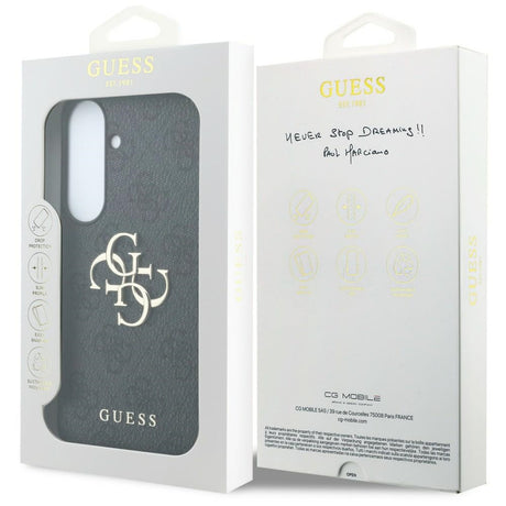 Guess Samsung Galaxy S26 FE Deksel 4G Metal Logo Svart