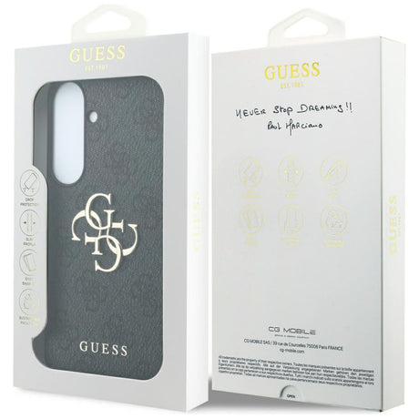 Guess Samsung Galaxy S26 FE Deksel 4G Embossed MagSafe Svart