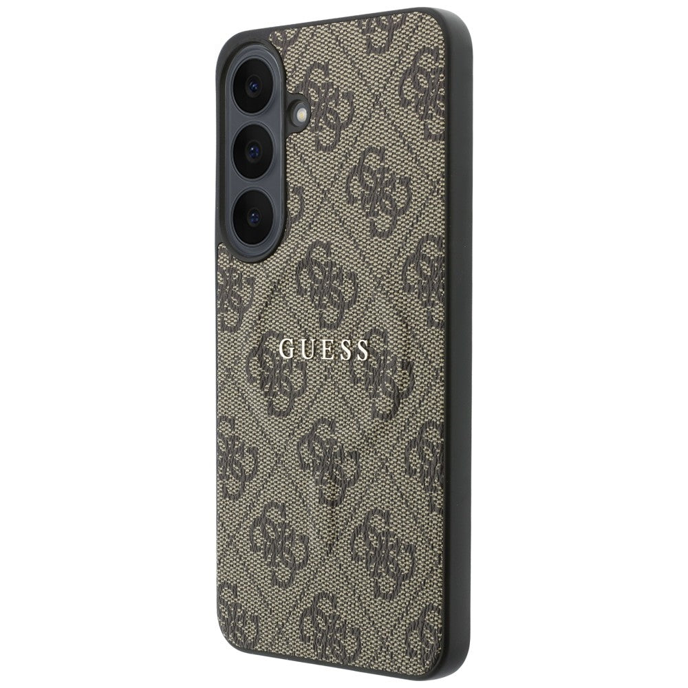 Guess Samsung Galaxy S26 FE Deksel 4G Embossed MagSafe Brun