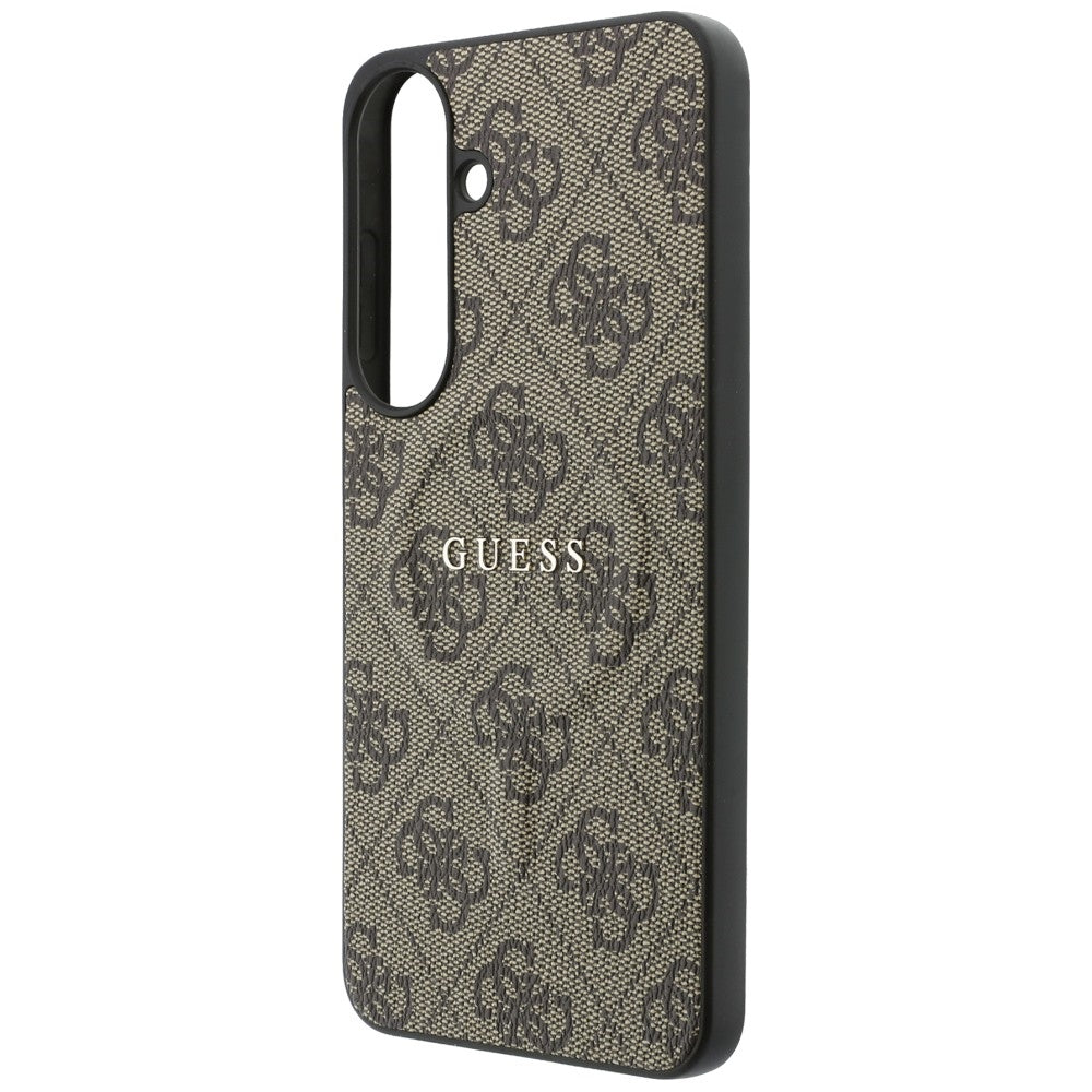 Guess Samsung Galaxy S26 FE Deksel 4G Embossed MagSafe Brun