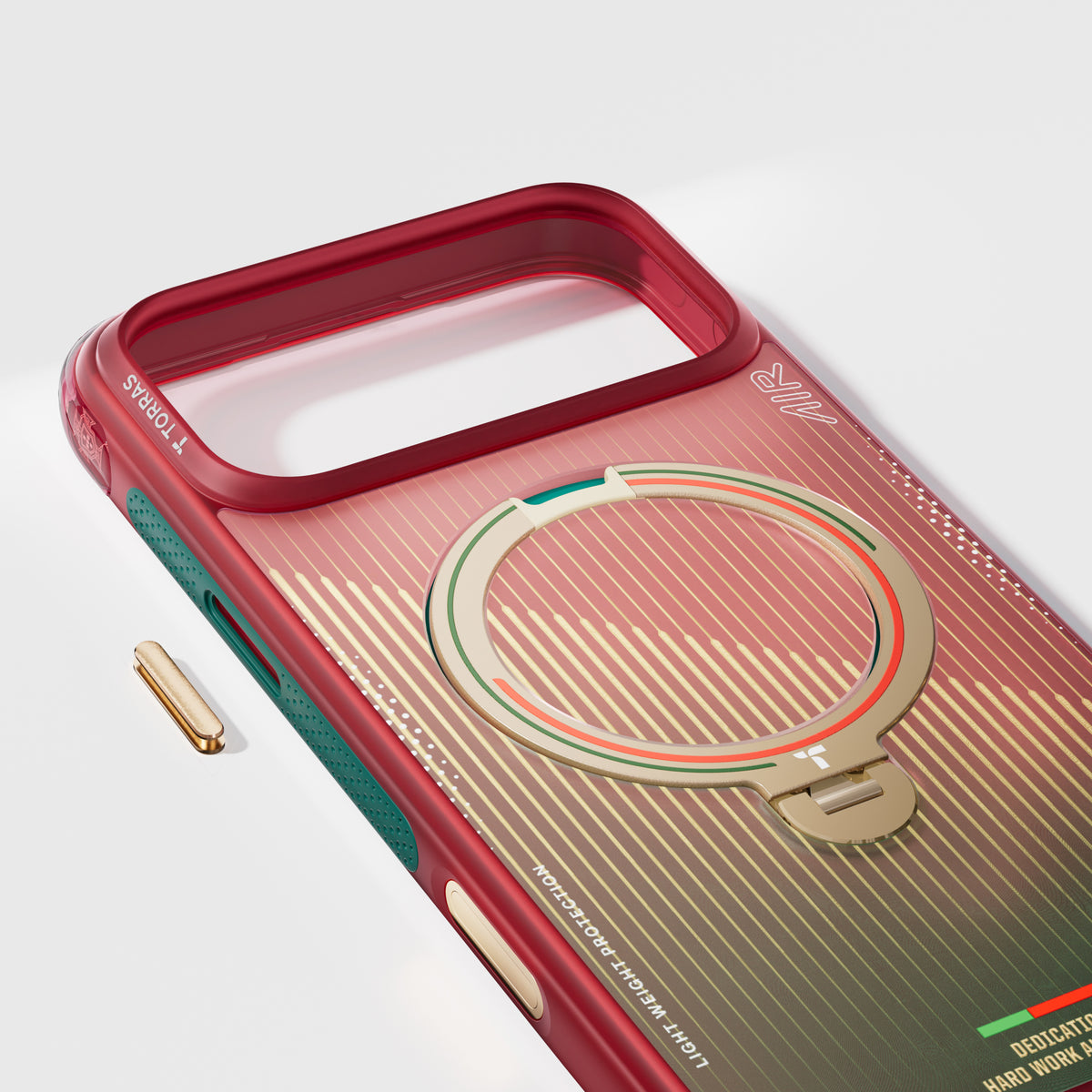 Torras iPhone 17 Pro Deksel Ostand Q3 Air Portugal Glory Sash