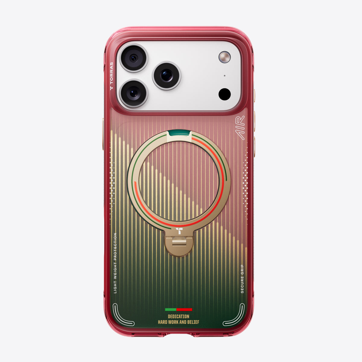 Torras iPhone 17 Pro Max Deksel Ostand Q3 Air Portugal Glory Sash