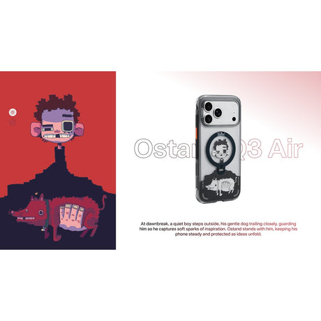 Torras iPhone 17 Pro Max Deksel Ostand Q3 Air Gawx Dawnbreak Guard
