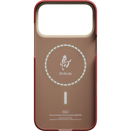 Pitaka iPhone 17 Pro Max Deksel Edge MagSafe Cinnabar