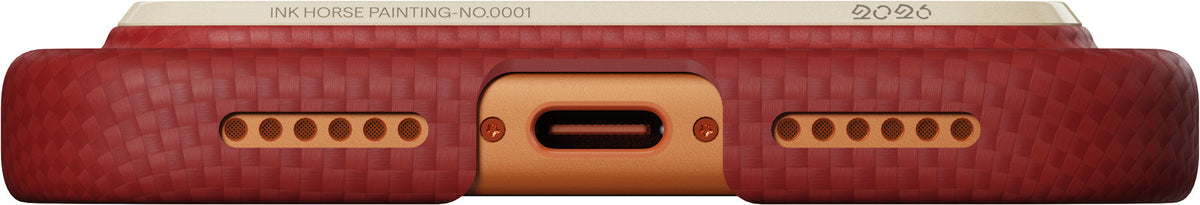 Pitaka iPhone 17 Pro Max Deksel Edge MagSafe Cinnabar