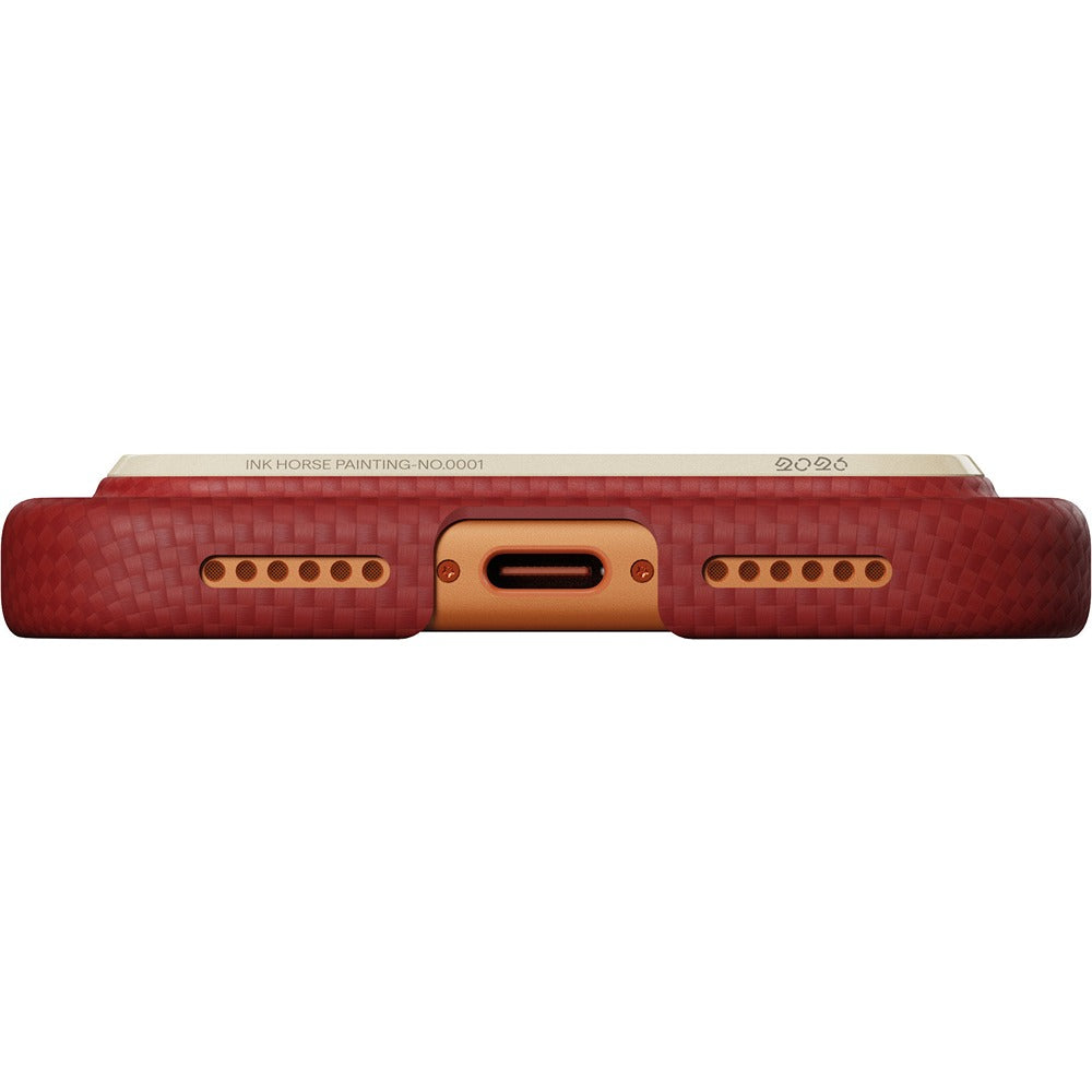 Pitaka iPhone 17 Pro Deksel Edge MagSafe Cinnabar