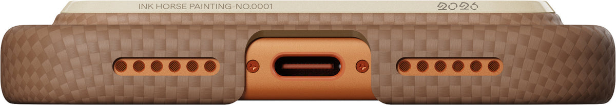 Pitaka iPhone 17 Pro Deksel Edge MagSafe Gold & Jade