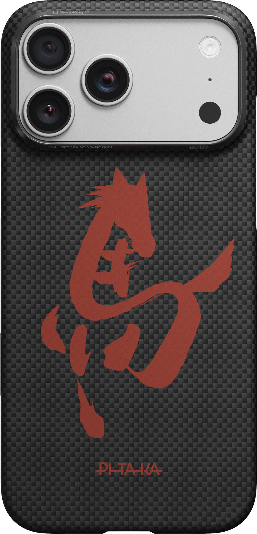 Pitaka iPhone 17 Pro Deksel Edge MagSafe Ink Rhythm