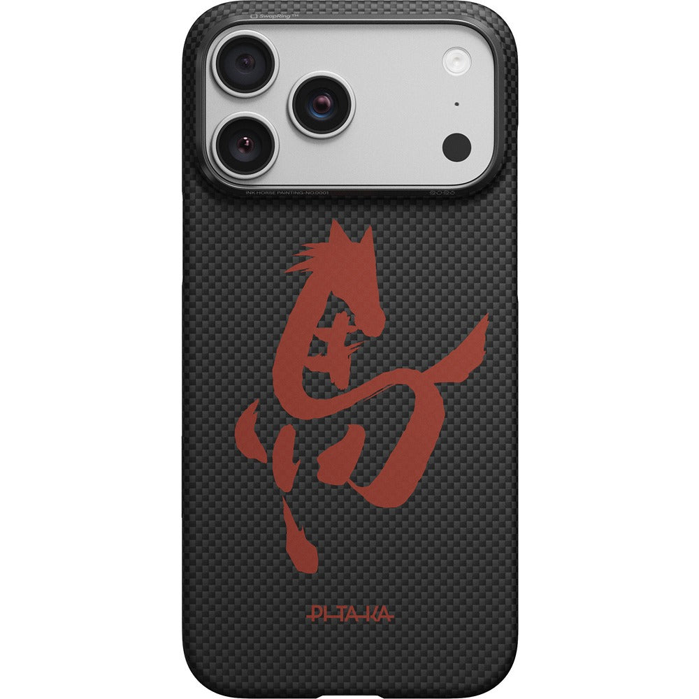 Pitaka iPhone 17 Pro Deksel Edge MagSafe Ink Rhythm