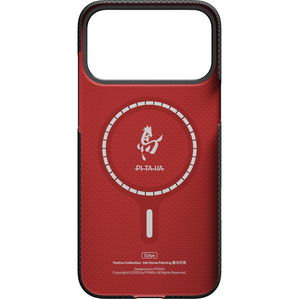 Pitaka iPhone 17 Pro Deksel Edge MagSafe Ink Rhythm