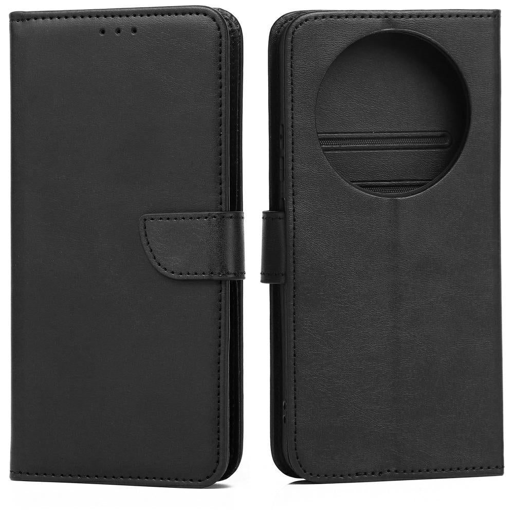 Beline Honor Magic 8 Lite Etui Marv Wallet Svart