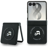 Karl Lagerfeld Samsung Galaxy Z Flip 8 Deksel Karl & Choupette MagSafe Svart