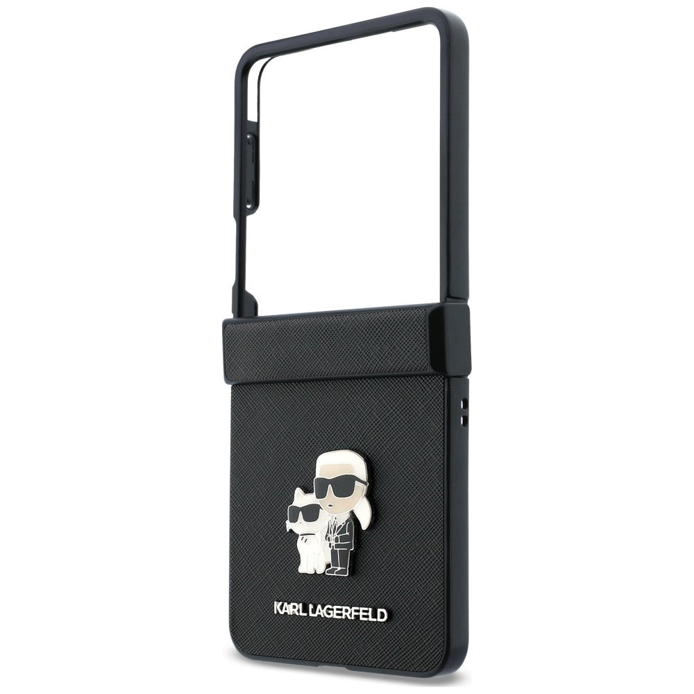 Karl Lagerfeld Samsung Galaxy Z Flip 8 Deksel Saffiano Karl & Choupette Svart