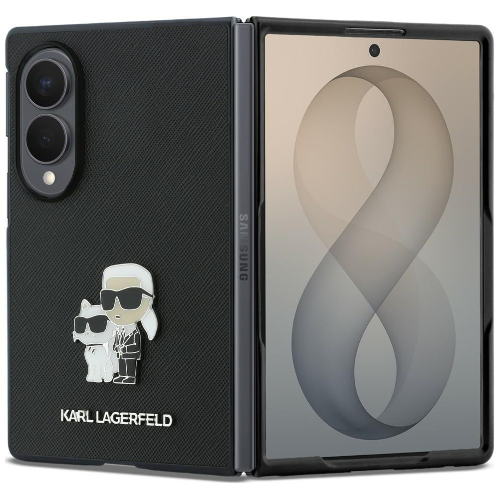Karl Lagerfeld Samsung Galaxy Z Fold 8 Deksel Saffiano Karl & Choupette Svart