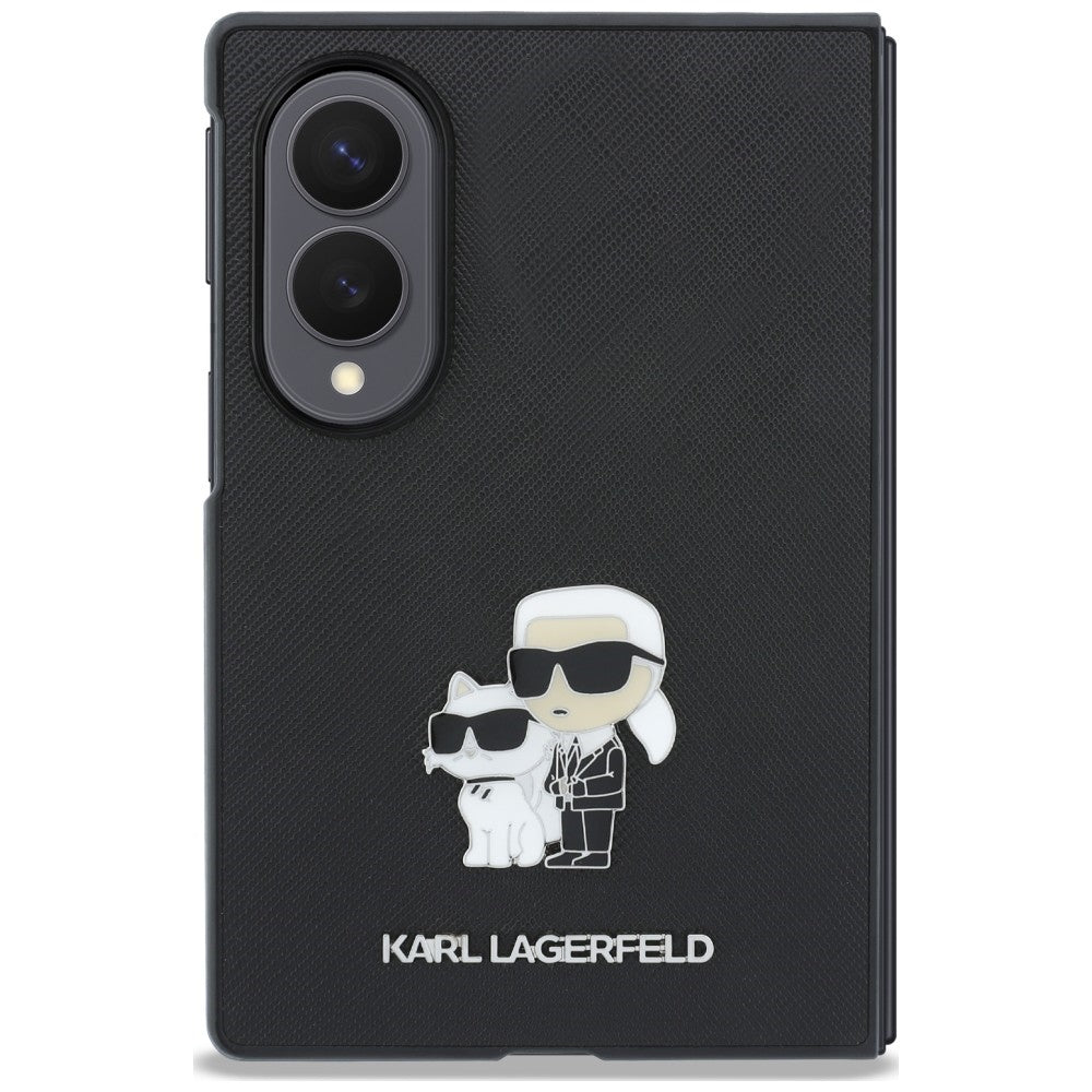 Karl Lagerfeld Samsung Galaxy Z Fold 8 Deksel Saffiano Karl & Choupette Svart